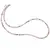 Colier Cuart rutilat rosu sfere fatetate, 3mm