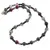 Colier Heliotrop sfere 8mm, Sodalit sfere 4mm si Agat negru sfere 4mm