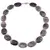 Colier Sugilit oval 24mm si Cristal de stanca sfere 3mm