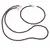Set bratara si colier Granat Rhodolit sfere fatetate, 3mm