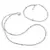 Set bratara si colier Howlit sfere fatetate, 3mm
