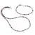 Set bratara si colier Sugilit sfere fatetate, 3mm
