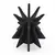 Suport pentru sfera din PLA premium, forma stelata cu opt brate - negru, imagine 3