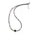 Colier Azurit sfere fatetate 2mm, Sidef rondele 4mm, Carneol 3mm, elemente aurii si Onix sfera 8mm