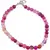 Bratara Agat roz sfere 4mm
