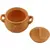 Decoratiune mini ceaun ritualic cu capac, galben - 2,5cm, imagine 2