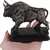 Decoratiune / Statueta pentru zodia Taur antichizata manual - 9,5cm, imagine 3