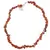 Colier pietre neuniforme Carneol, 6-8mm
