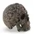 Decoratiune gravata in stil baroc, model craniu antichizat manual - 11cm, imagine 2