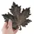 Decoratiune / Suport pentru cristale, model frunza de artar cu detalii texturate antichizata manual - 15cm, imagine 3