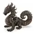Statueta Dragon gravata in stil baroc antichizata manual - 16,5cm
