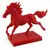 Statueta feng shui Calul de foc cu baza patrata, 15cm