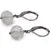 Cercei cu agatatoare Opalit sfera fatetata 10mm