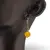 Cercei cu agatatoare Agat galben mat sfera 8mm, imagine 2
