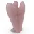 Statueta inger gravat Cuart roz, 10cm, imagine 2