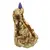 Suport ardere conuri parfumate cascada - backflow, Buddha in meditatie auriu - 13cm, imagine 2