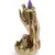 Suport ardere conuri parfumate cascada - backflow, Buddha vesel pe lotus - 14cm, imagine 2