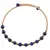 Bratara reglabila fara inchidere cu Lapis Lazuli sfere 4mm