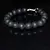 Bratara pietre rotunde onix negru mat 10mm