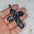 Pandantiv cruce sodalit 70mm