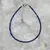 Bratara lapis lazuli pietre micro fatetate 2mm cu argint 925