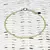 Bratara peridot pietre micro fatetate 2mm si argint 925