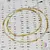 Colier opal galben pietre micro fatetate 2mm si argint 925