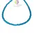 Colier agat albastru sfere fatetate 4mm