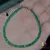 Bratara onix verde discuri 3mm si argint 925