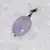 Pandantiv ametist lavanda oval 20mm
