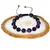 Bratara ametist sfere 10mm si argint 925