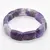 Bratara lata ametist pe elastic, model 1