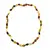 Colier din chihlimbar natural nuggets 10mm - multicolor, 45cm