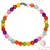 Bratara magnezit colorat sfere fatetate 6mm