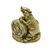 Statueta Feng Shui Sobolan cu moneda si broasca - 6,5cm