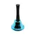 Clopotel albastru din metal cu maner 12cm