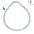 Bratara acvamarin discuri 4mm si argint 925