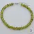 Bratara peridot sfere 5mm si argint 925