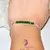 Bratara Therapy onix verde discuri mici si argint 925