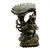 Statueta Feng Shui Vishnu pe Pasarea Garuda din lemn, scluptat manual - 22cm, imagine 2