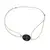 Bratara Therapy granat cu montura argint 925