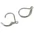 Cercei cu labradorit A+ cub fatetat, 7mm, : 