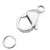 Bratara pietre rotunde calcit galben 10mm, Sistem inchidere: Inchizatoare metal rodiat