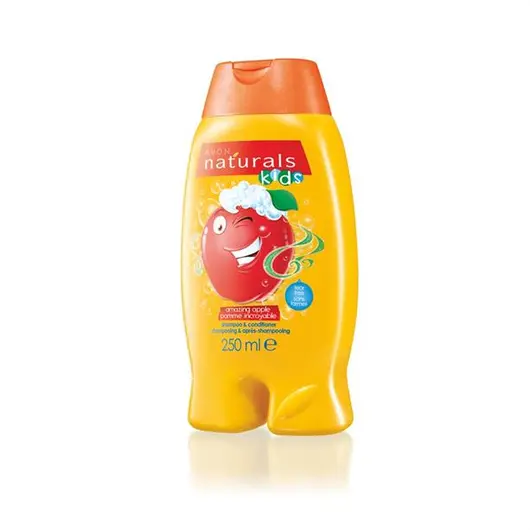 Şampon şi balsam Natural Kids cu aromă de măr