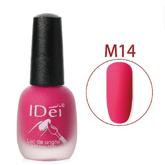 Lac de Unghii Mat M14 016854, iDei 15ml