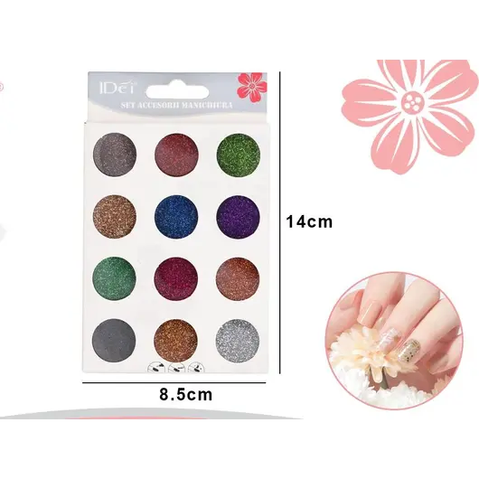 Set Accesorii pentru Manichiura Sclipici DZB-530126-44 048066