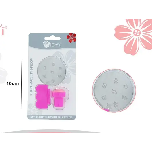 Set Stampila Unghii cu Matrita TZ-328199 042346