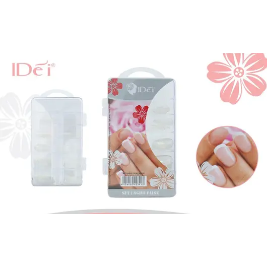 Set Unghii False Transparente 100buc B-DZB-30015 042341