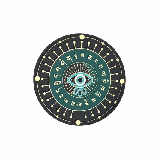 Abtibild sticker Feng Shui cu Ochiul impotriva barfelor si al invidiilor, contra geloziei, a raului si a magiei negre – Ochiul lui Horus 2022 - 5cm