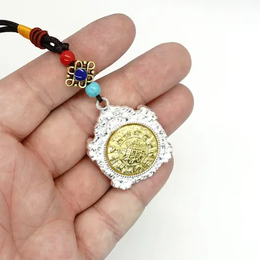 Amuleta Feng Shui 2022 Zodiac cu Dragon si Nod Mistic pentru protectie si bunastare, imagine 3